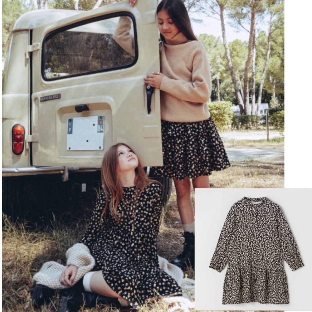 🌼HP🌼 𝗡𝗪𝗧 𝗭𝗮𝗿𝗮 • Floral Shirtdress